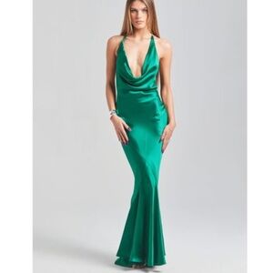 Retrofete Eve Dress in Emerald, size medium